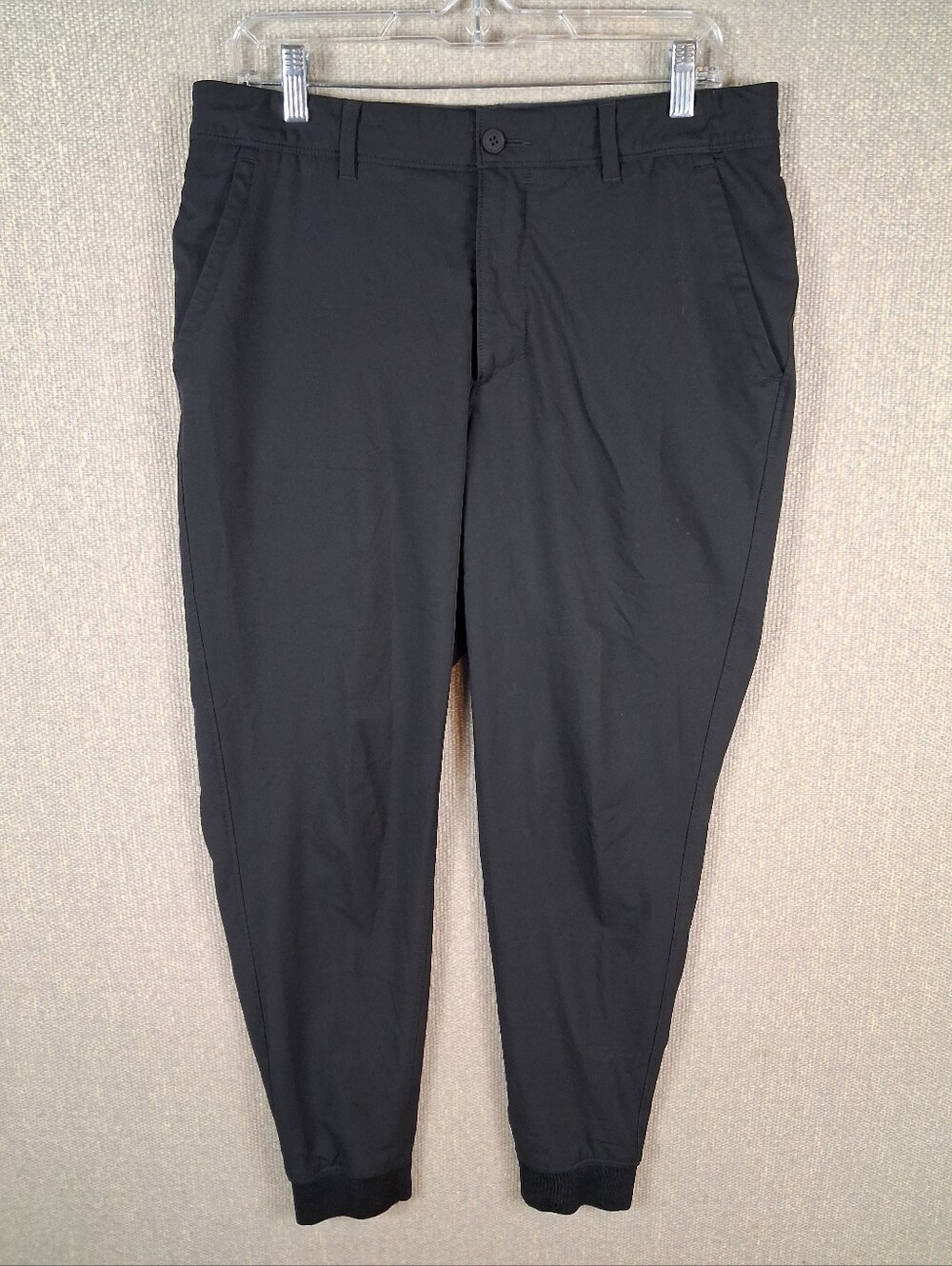 VRST Limitless Performance Jogger Mens 34 Black Slim Fit Golf Commuter Travel